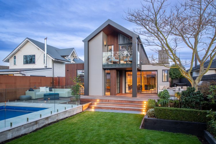 St Albans architecturally designed two storey home with swimming pool and landscaping