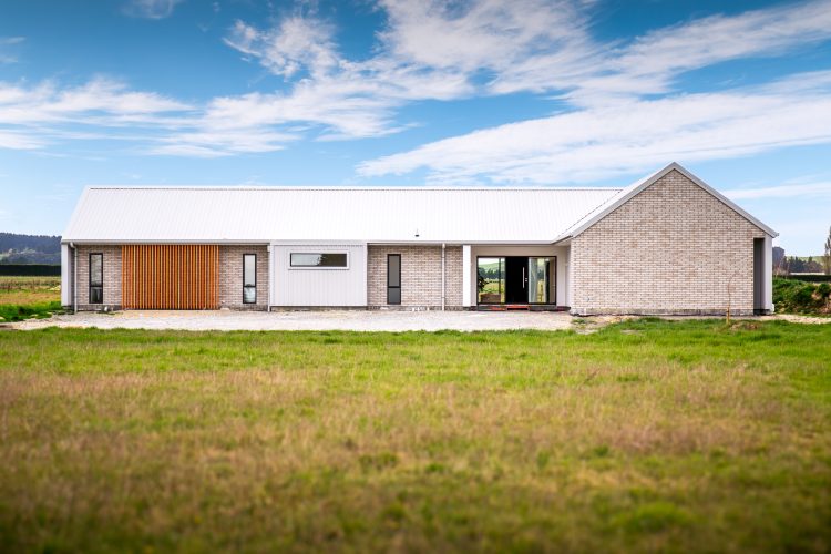 Architecturally designed rural brick 4 bedroom home Cust North Canterbury